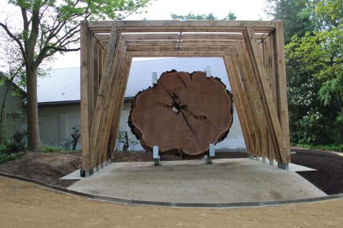 Paviljoen en structuur Mammoet boom